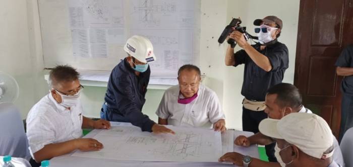 Minister Awangbow Newmai inspects ongoing environmental projects