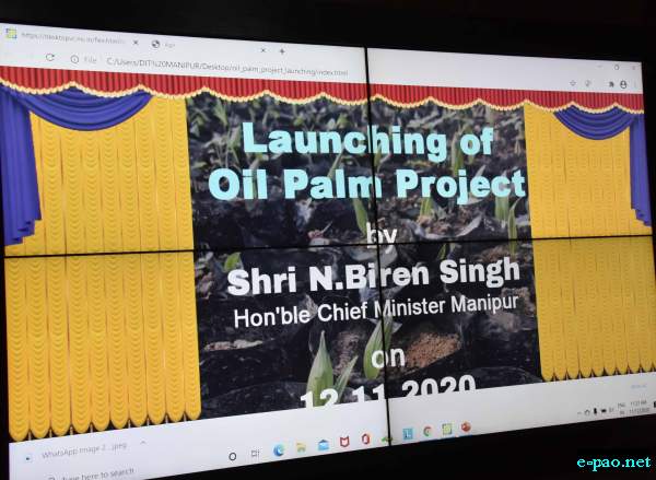 CM launches Manipur Oil Palm Project