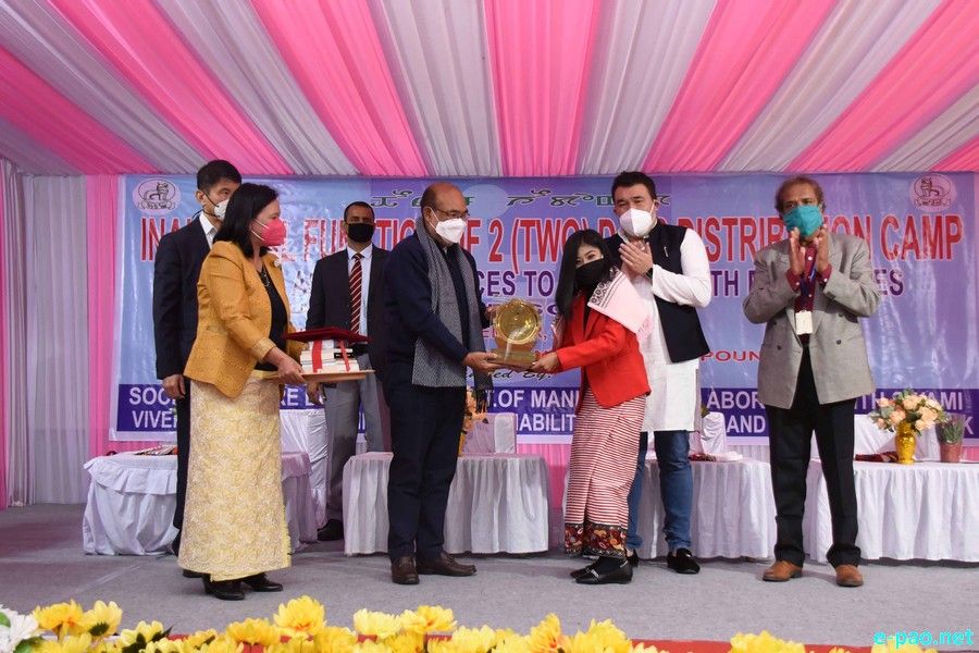 Distribution Camp of Aids & Assistive Devices to Persons with Disabilities at City Convention Centre, Imphal :: December 15 2020