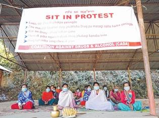 Sit-in protest continues