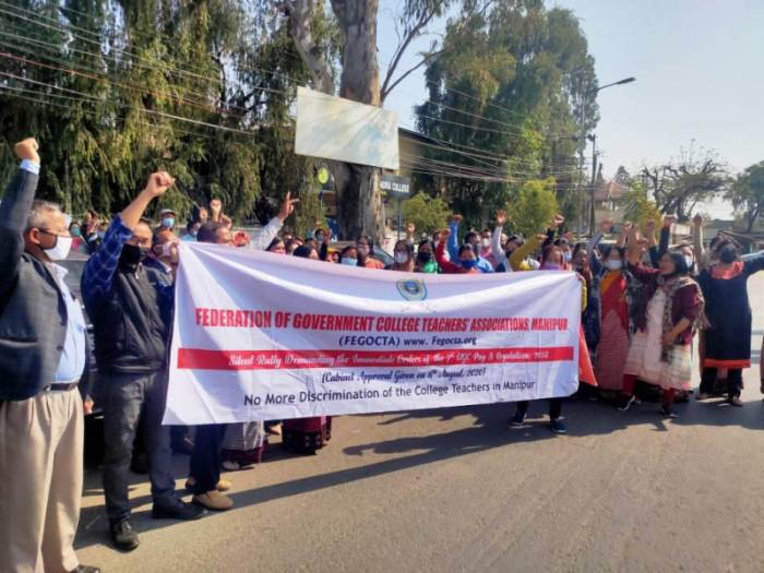 FEGOCTA Rally against Non-Implementation of UGC Policy