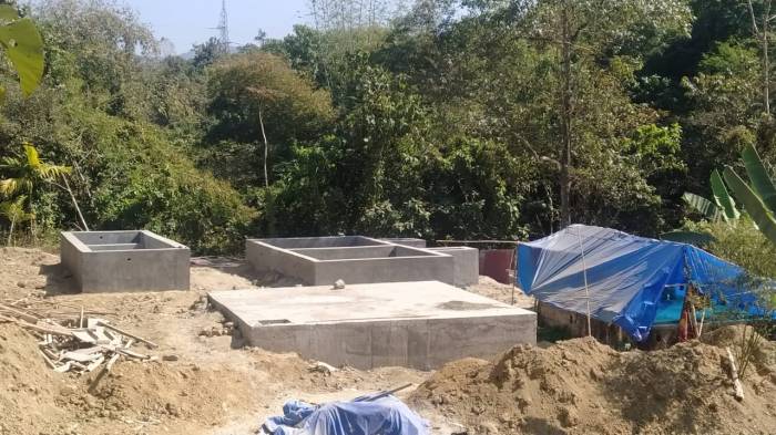 Work on water tank construction in full swing at Jiribam