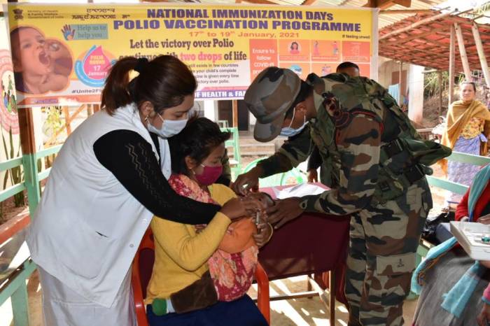 AR participates in National Pulse Polio programme