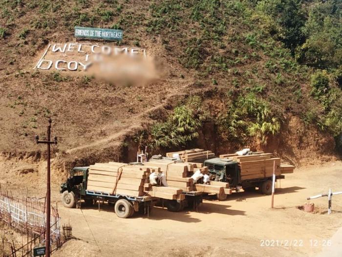 AR foils smuggling of timber worth crores in Chandel