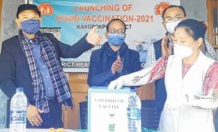 6874 vaccinated till date; vaccination drive goes to Noney, Kangpokpi