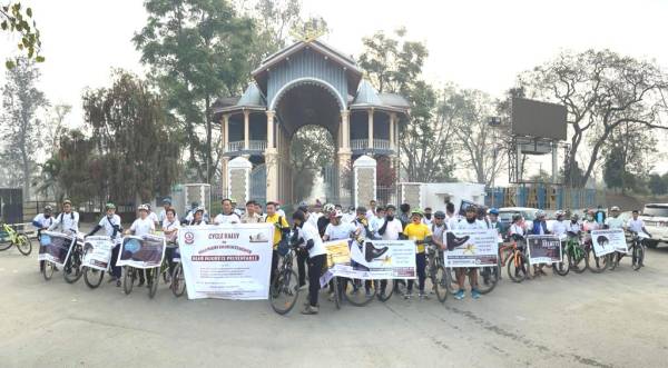 Cycle Rally on Head Injury Awareness Month held