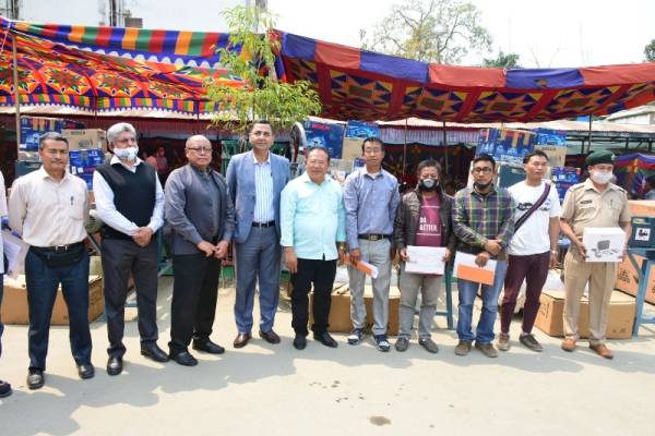 Minister Awangbow distributes forestry equipments, modern gadgets