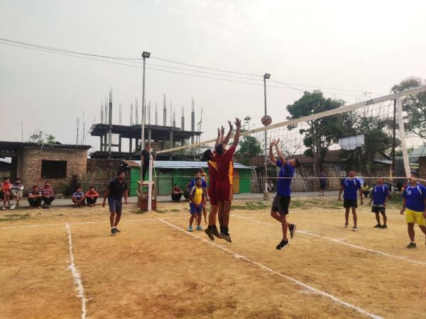 AR conducts friendly volleyball match
