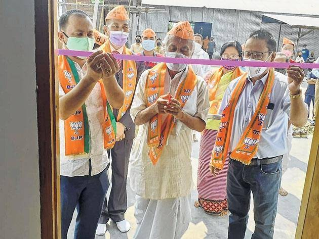 Office building of BJP Keirao Mandal inaugurated