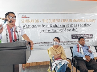 Seminar on 'Current crisis in Myanmar' held at Slopeland School