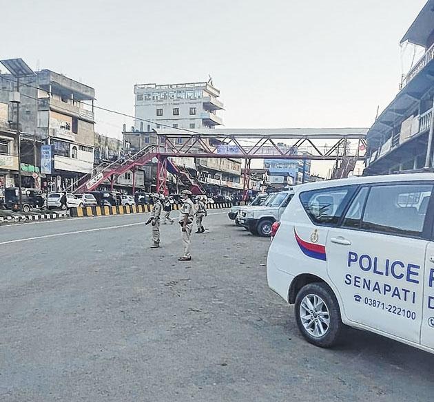 Senapati Police enforcing strict compliance of SOPs