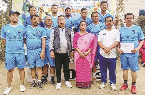 11th Journalists' Sports Meet : The Sangai Express lift volleyball title