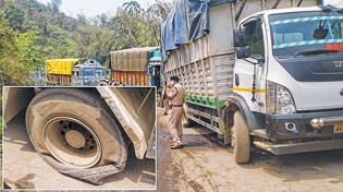 Trucks waylaid, fired at on Imphal-Jiribam road
