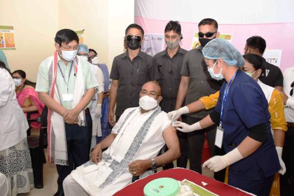 CM receives First Covid Vaccine Jab, inaugurates Tika Utsav