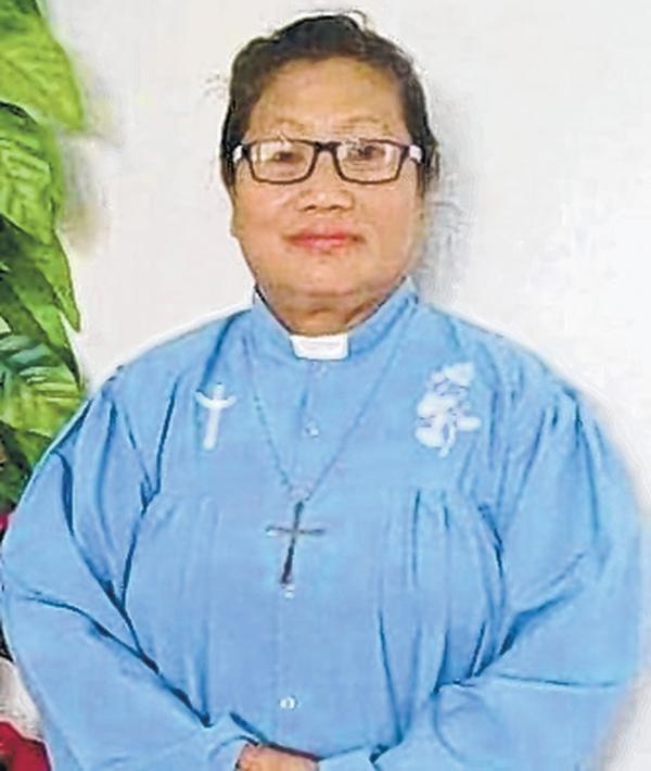 First woman Pastor of Manipur, Reverend Kim Vaiphei Haokip no more