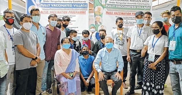 Kalapahar, Santolabari Parsain fully vaccinated