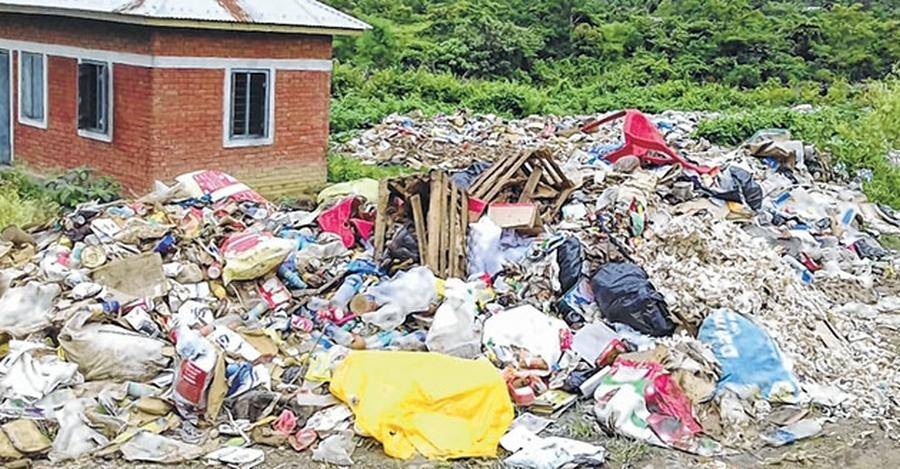  Waste in Imphal as seen in July 2021