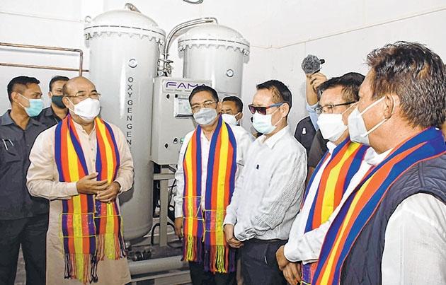 CM inaugurates O2 Plants in 3 districts