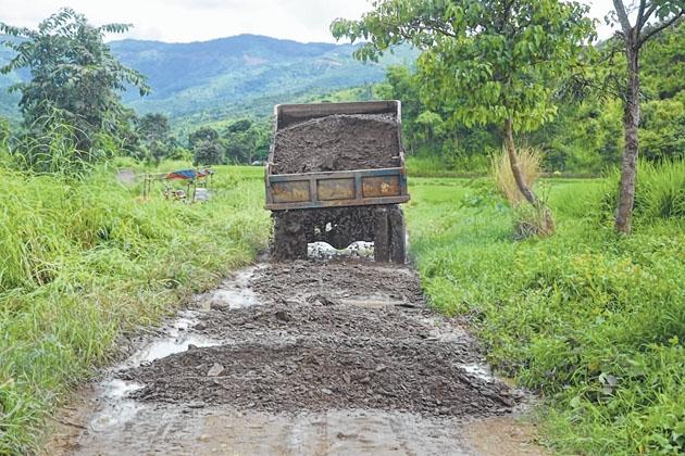 Aimol Satu-Aimol Kumbirei road repaired