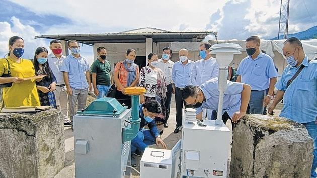 Ambient Air Quality Monitoring Station inaugurated at Kangpokpi