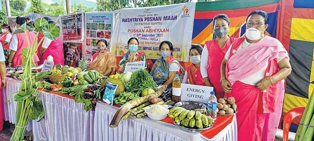ICDS Project Imphal East to Keirao Bitra organises 'Poshan Mela'