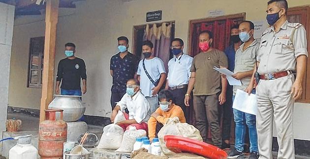 Brown sugar manufacturing unit busted at cop's residence