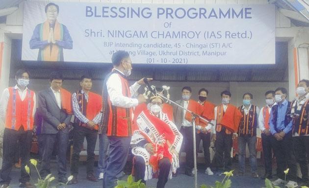 Blessing ceremony held at Halang village