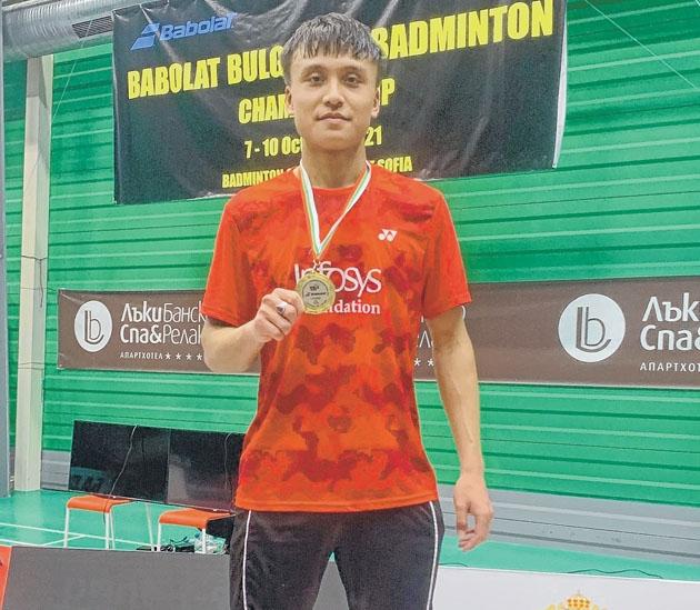 Meiraba earns Bulgaria International Badminton Tournament title for third medal this year
