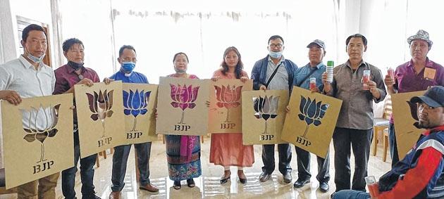 Nemcha Kipgen launches 'Lotus campaign' in Kangpokpi