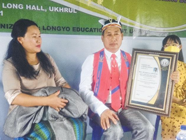 Longyo Education Trust fetes Ningmareo Shimray