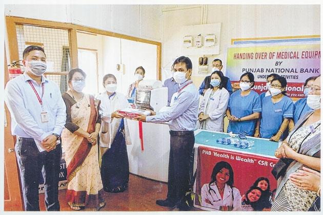 PNB donates medical equipment to Lamlai PHC