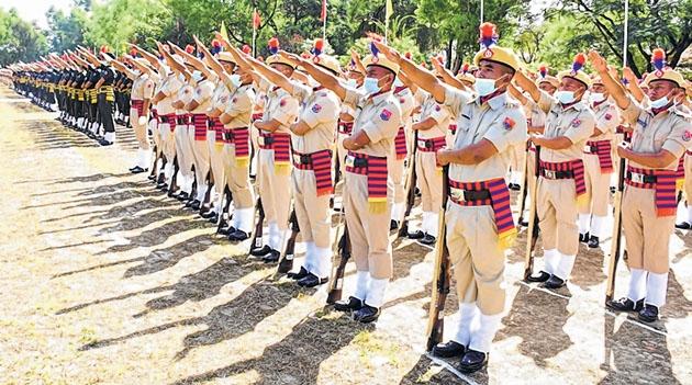 Passing out parade of police Constables held