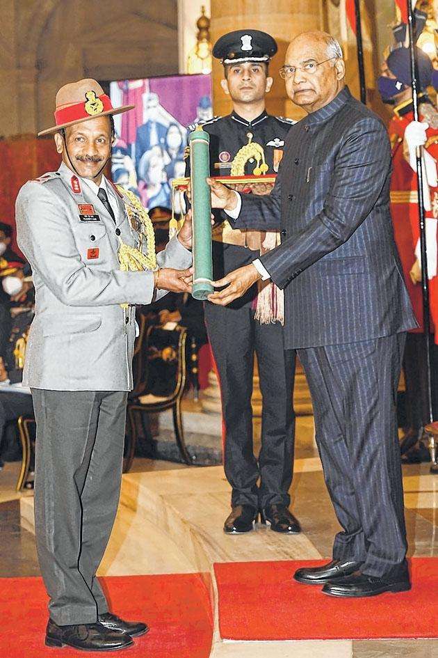 Lt Gen Pradeep Chandran Nair receives Ati Vishisht Seva Medal