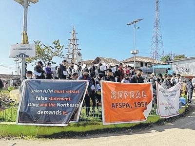 Naga organisations submit memorandum to PM, demand AFSPA withdrawal
