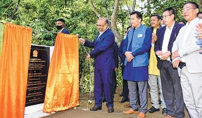 CM lays foundation stone for Longmai hospital