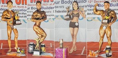 59th Mr Manipur: Maradona Ksh wins Mr Manipur title as Ksh Niraj clinches overall junior bodybuilding title