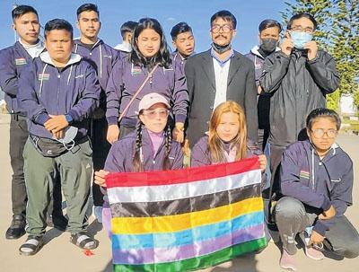 State strength lifting team leave Imphal