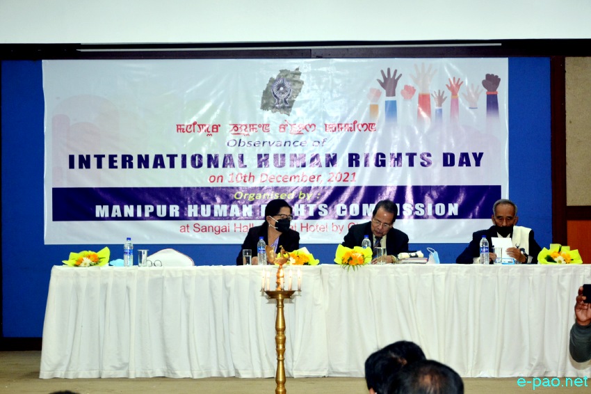  Observation of International Human Rights Day at Sangai Hall, Imphal Hotel :: 10th December 2021   