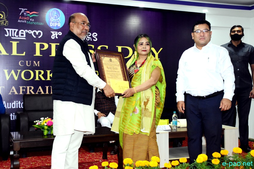 National Press Day and award ceremony of State Journalist Award 2021 at DIPR complex :: November 16th 2021