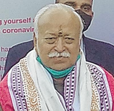 RSS chief Mohan Bhagwat arrives