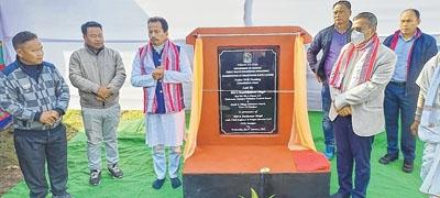 Foundation stone laid for Oinam Water Supply Scheme