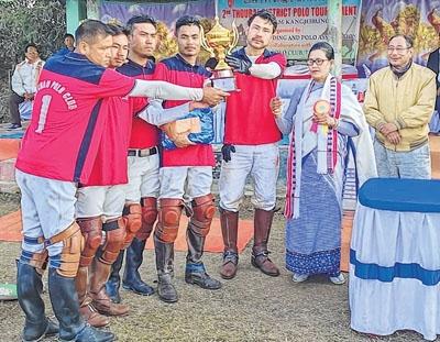 Tekcham PC-A successfully defend Thoubal District Polo Tourney title