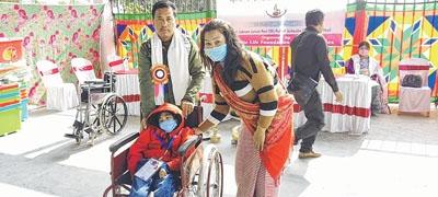 Assistance provided to differently abled persons