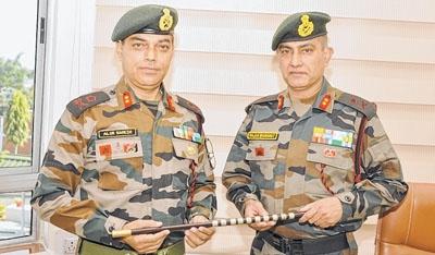 Maj Gen Ranjan Sharawat takes charge as IG Baton changes hands at IGAR (S)