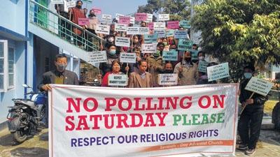 Demand to reschedule 2nd phase polling date UKAL calls 48 hr State wide bandh