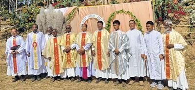 Saint Vincent Parish inaugurated at Joldam village