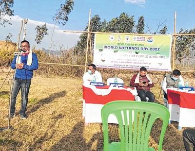 World Wetlands Day 2022 observed at Lairampat