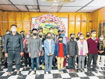 44 Assam Rifles felicitates young achievers