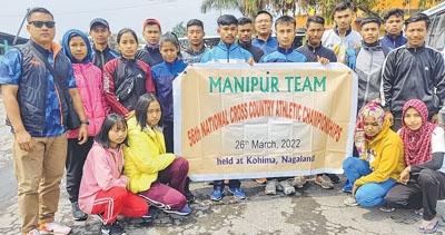 State Cross Country team leave Imphal for National Championship
