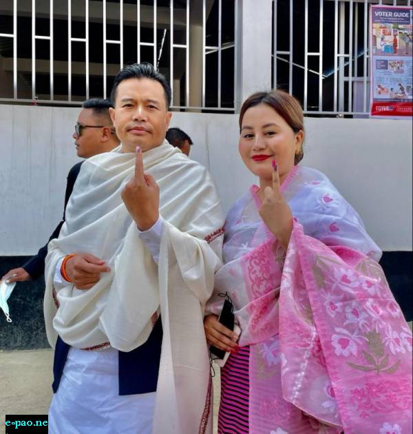 Winning the Thongju seat with a record margin: Th Biswajit